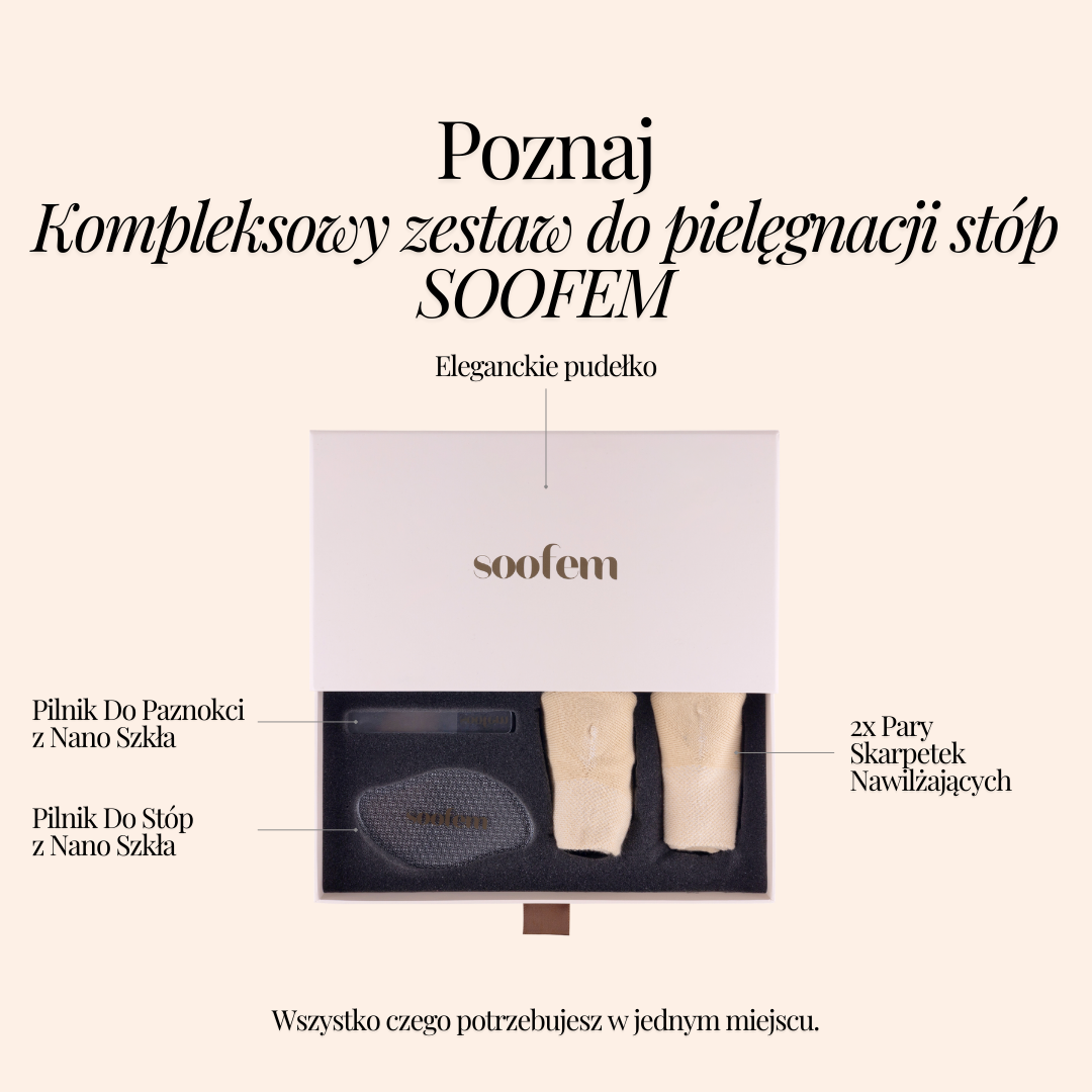 Premium zestaw do pielegnacji stop soofem